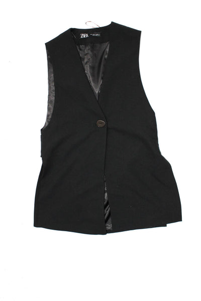 Zara Womens Tee Shirt Blouses Jacket Dress Black Brown White Small Medium Lot 4