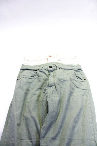 Rag & Bone Levi's Womens Green High Rise Cotton Jogger Pants Size 29 lot 2