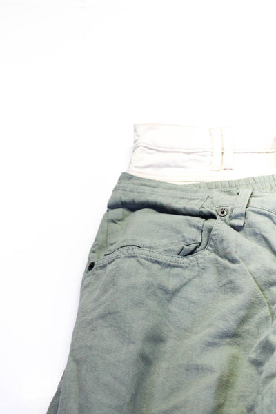 Rag & Bone Levi's Womens Green High Rise Cotton Jogger Pants Size 29 lot 2