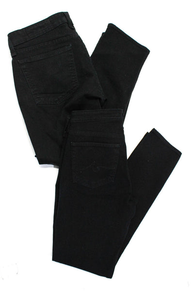 AG Adriano Goldschmied Rag & Bone Womens Jeans Pants Black Size 28 Lot 2