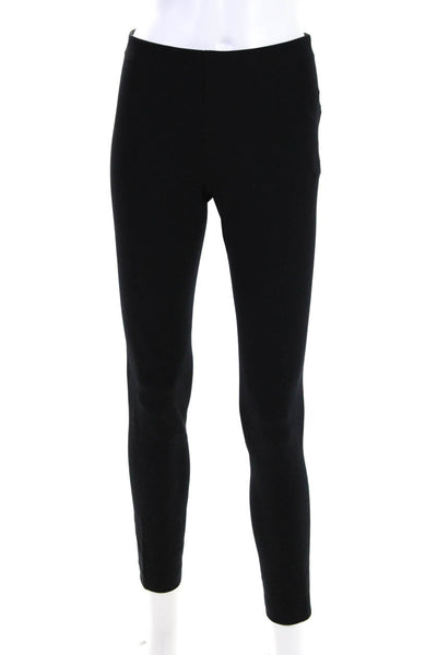 The Row Womens Ankle Zip Elastic Waist Mid-Rise Ankle Leggings Black Size M