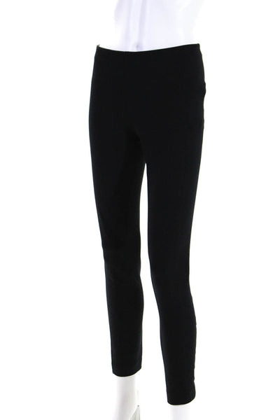 The Row Womens Ankle Zip Elastic Waist Mid-Rise Ankle Leggings Black Size M