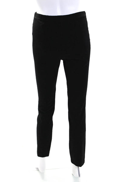 Donna Karan Womens Elastic Waist Mid-Rise Ankle Leggings Black Size 4