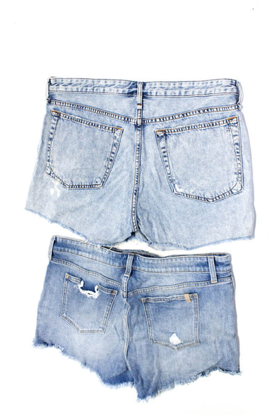 Rag & Bone Joe's Collection Womens Distressed Denim Shorts Blue Size 30 31 Lot 2