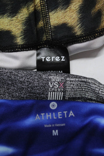 Terez Athleta Victorias Secret Womens Leggings Brown Blue Size Medium Large Lot