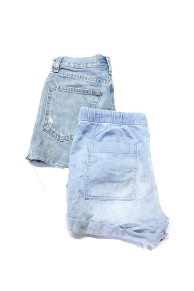 Rag & Bone Jean Bella Dahl Womens Denim Distressed Shorts Blue Small 24 Lot 2