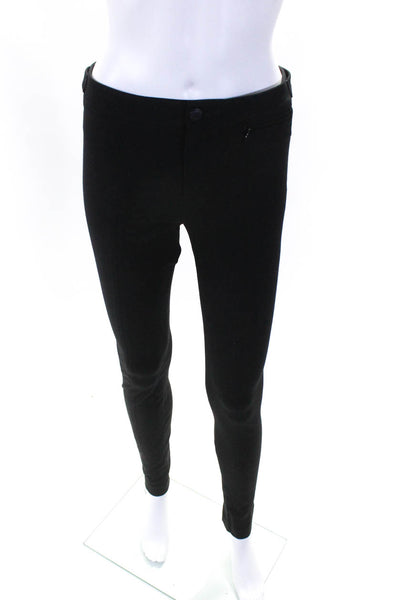 Vince Black Womens Zipper Fly Mid Rise Skinny Leg Trouser Pants Black Size 6