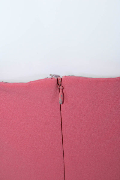 Jill Jill Stuart Womens Pink Deep V-Neck Sheath Pink Size 8 12361565