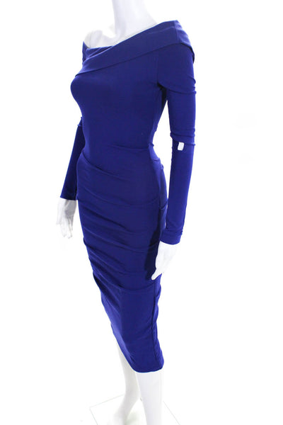 Nicole Miller Womens Royal Blue Dress Blue Size 0 12068802