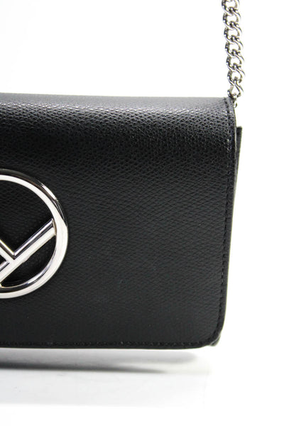 Fendi Women's Snap Closure Chain Straps Cruise Wallet On Chain Crossbody Handbag