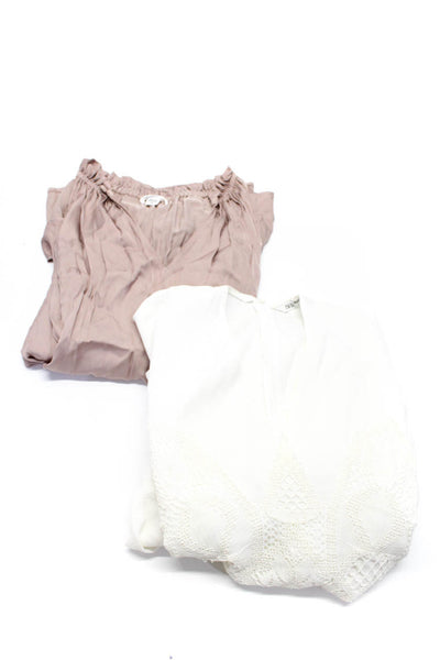 Velvet by Graham & Spencer Zara Womens Shift Dresses Pink White Size XS S Lot 2