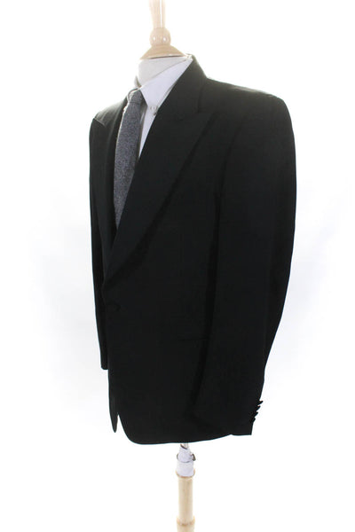 Canali For Bloomingdales Mens Tuxedo Blazer Jacket Black Size EUR 50 Regular