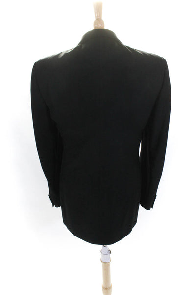 Canali For Bloomingdales Mens Tuxedo Blazer Jacket Black Size EUR 50 Regular