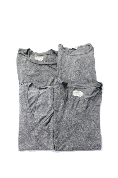 Monrow Current/Elliott LNA Womens Tee Shirts Gray Size Small 3 Medium Lot 4