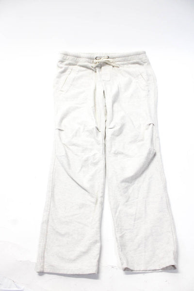 Standard James Perse Minnie Rose Womens Sweat Pants White Size 2 Medium Lot 2