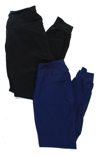 Peter Millar Womens Mid Rise Leggings Skinny Pants Black Blue Size Small Lot 2