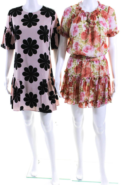 Ann Taylor Skylar + Madison Womens Floral Mini Dress Size 2 Medium Lot 2