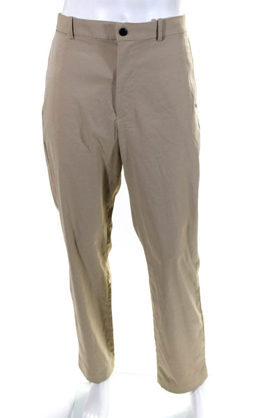 Polo Ralph Lauren Mens Performance Straight Leg Pants Beige Size 35X32