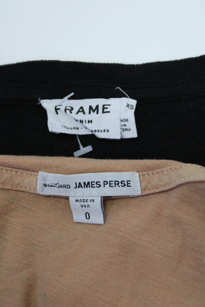 Frame Denim Standard James Perse Womens Tee Shirts Size Extra Small 0 Lot 2