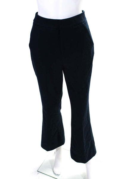 Favorite Daughter Womens High Rise Straight Leg Pants Trousers Navy Blue Size 2