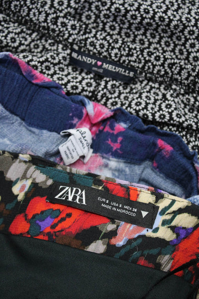 Splendid Zara Womens Tie Dye Shorts Mini Skirt Size Small Lot 3