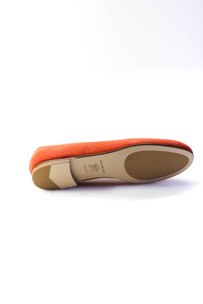 Margaux Womens Slip On The Classic Ballet Flats Persimmon Suede Size 37M
