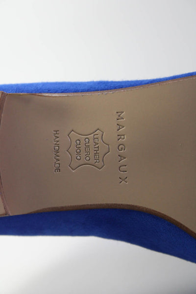 Margaux Womens Slip On The Classic Ballet Flats Ultramarine Suede Size 35M