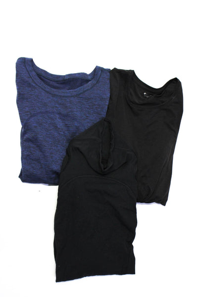 Athleta Lululemon Womens Athletic Long Sleeve Tees T-Shirts Black Size XS Lot 3