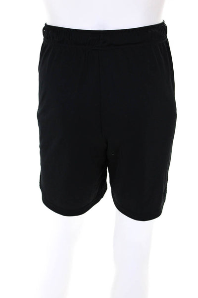 Nike Mens Drawstring Waist 8" Inseam Athletic Basketball Shorts Black Size M