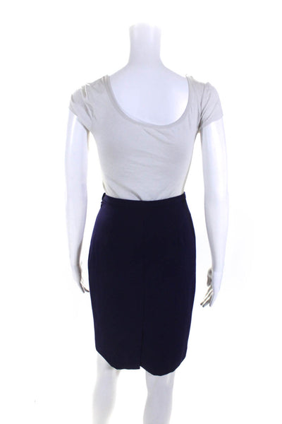 Tahari Women's Zip Closure Slit Hem A-Line Mini Skirt Black Purple Size 0 Lot 2