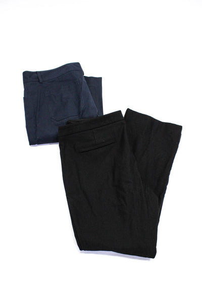 Theory Womens Bermuda Shorts Trouser Pants Black Navy Blue Size 12 Lot 2
