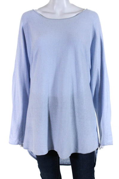 Michael Michael Kors Womens Light Blue Cotton Crew Neck Sweater Top Size XL