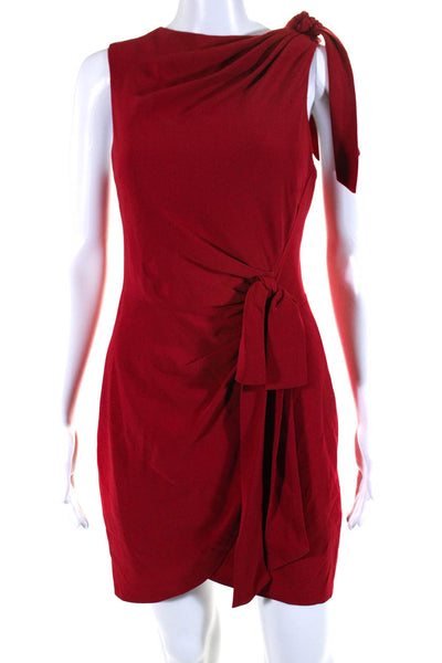 Cinq à Sept Womens Manon Mini Dress Red Size 4 13592084