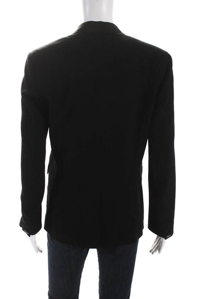 Rag & Bone Women's Long Sleeves Collared Lined Blazer Black Size 6