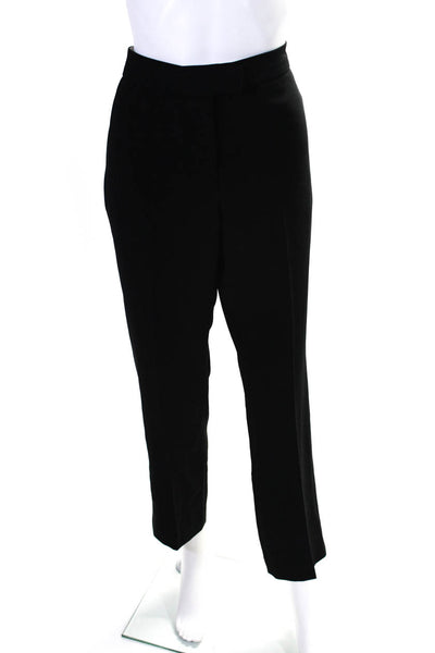 Altuzarra Womens Pleated Hook & Eye Straight Leg Dress Pants Black Size EUR40