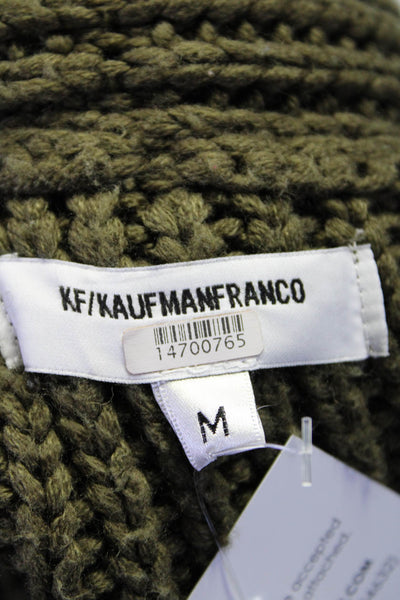 KF/KaufmanFranco Collective Womens Olive Shawl Cardigan Green Size M 14700765