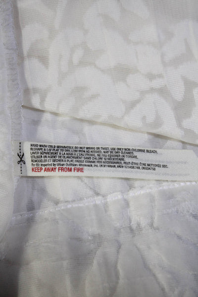 Intimately Free People Women's V-Neck Spaghetti Straps Sleep Dress White Size XS