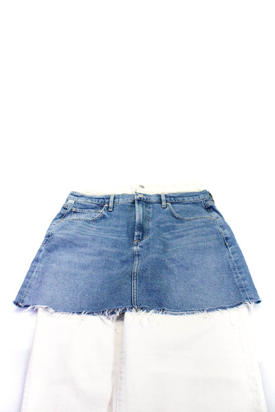 Citizens of Humanity Madewell Womens Denim Skirt Pants Blue Size EUR29 28 Lot 2