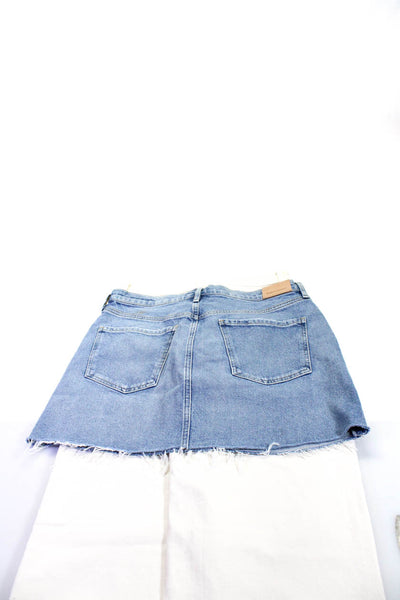 Citizens of Humanity Madewell Womens Denim Skirt Pants Blue Size EUR29 28 Lot 2