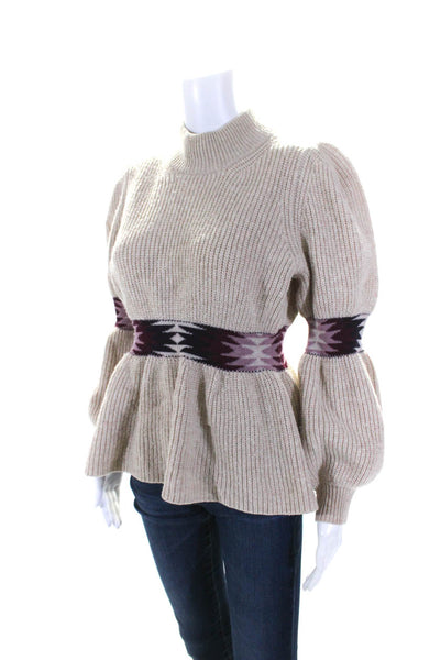 ba&sh Womens Octave Sweater Brown Size S 13932831
