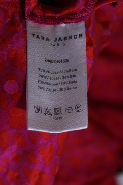 Tara Jarmon Womens Rozenn Dress Red Size 34R 13486350