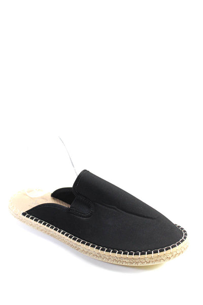 Sea Star Womens Slip On Neoprene Espadrilles Loafers Black Size 10