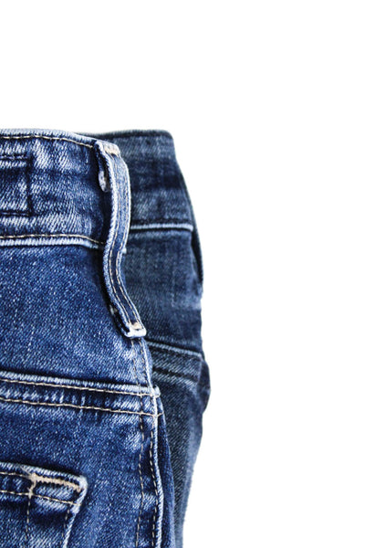 Frame Denim Adriano Goldschmied Womens High Rise Skinny Jeans Blue Size 26 Lot 2