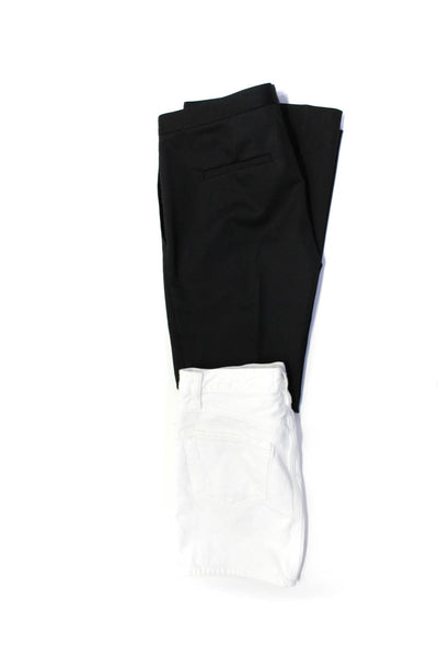 Frame Denim Theory Womens Denim Skirt Dress Pants White Black Size 26 2 Lot 2