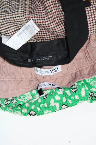 Zara Womens Skirt Shorts Beige Size M 6 Lot 3