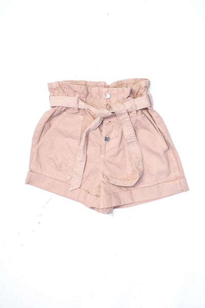 Zara Womens Skirt Shorts Beige Size M 6 Lot 3