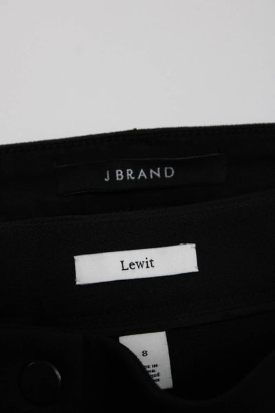 J Brand Lewit Womens Maria High Rise Dress Pants Black Size 28 8 Lot 2