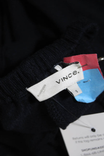 Vince Womens Drawstring Elastic Slip-On Straight Leg Lounge Pants Navy Size S