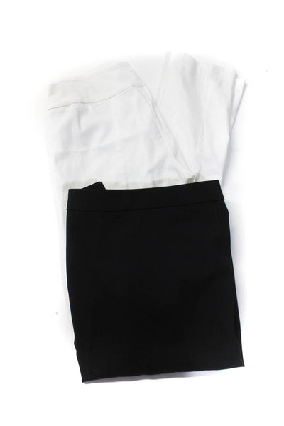 Elliott Lauren Boss Hugo Boss Womens Skirt White Slim Straight Pants Size 6 lot2