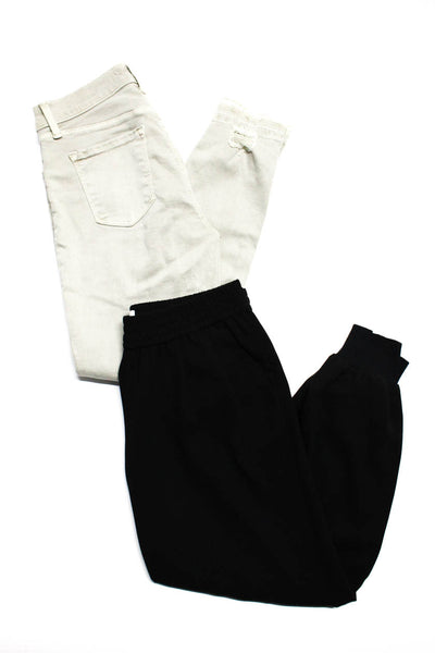 Joie J Brand Womens Joggers Trousers Skinny Leg jeans Black Gray Size S 27 Lot 2